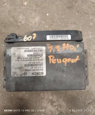Peugeot 607 Gearbox control unit/module 9652182080 0260002887 9643926680