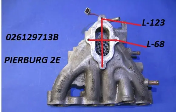 Volkswagen Jetta II Intake manifold 026129713B