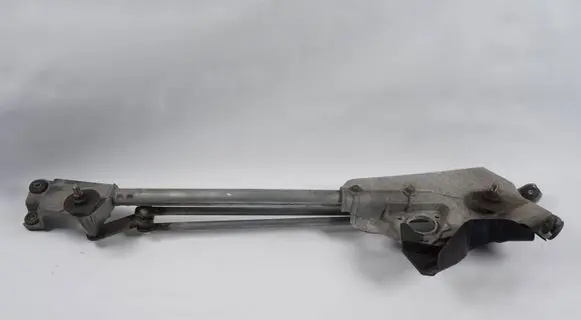 Front wiper linkage and motor
