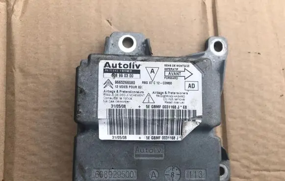 Citroen C5 Airbag control unit/module 9665266080