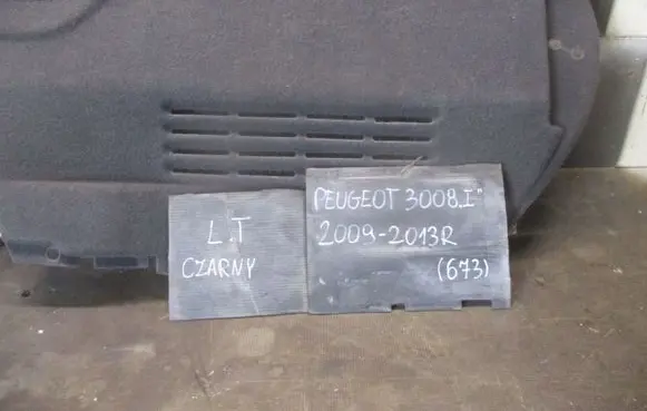 Peugeot 3008 I Trunk/boot side trim panel 98010762