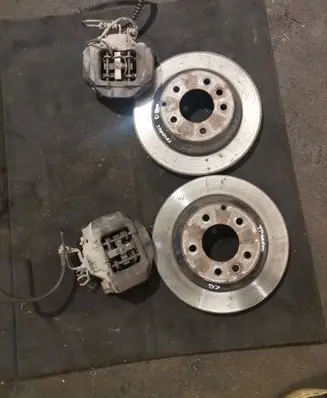 Volkswagen Touareg I Rear brake disc