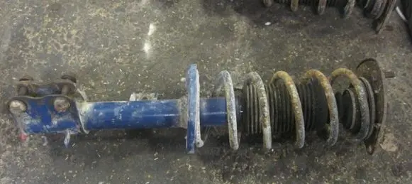 Smart ForFour I Front shock absorber with coil spring A4543203930