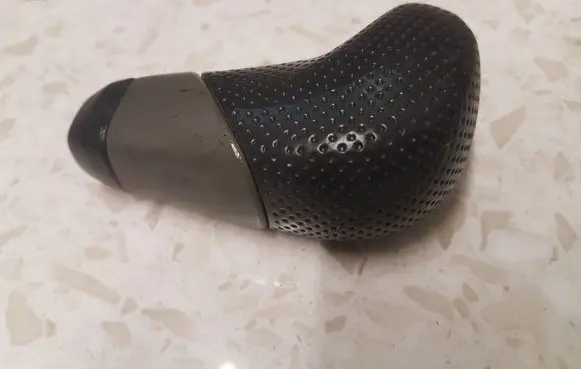 Mitsubishi Pajero Gear lever shifter trim leather/knob