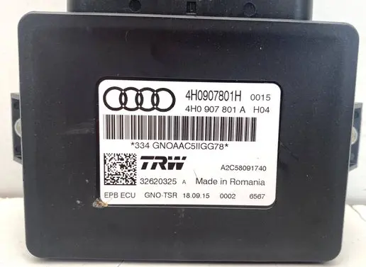 Audi A6 S6 C7 4G Hand brake control module 4H0907801H 4H0907801A 32620325