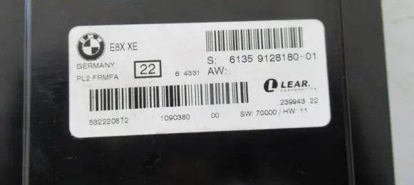 BMW 1 E81 E87 Light module LCM 9128180 1090380 5322208T2