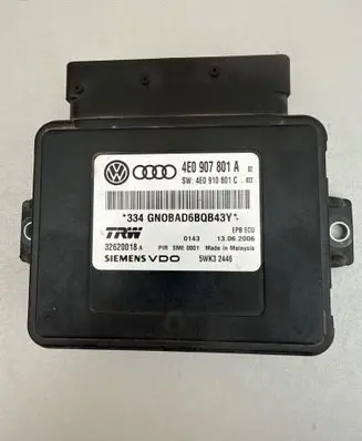Audi A8 S8 D3 4E Hand brake control module 4E0907801A 5WK32446 32620018A