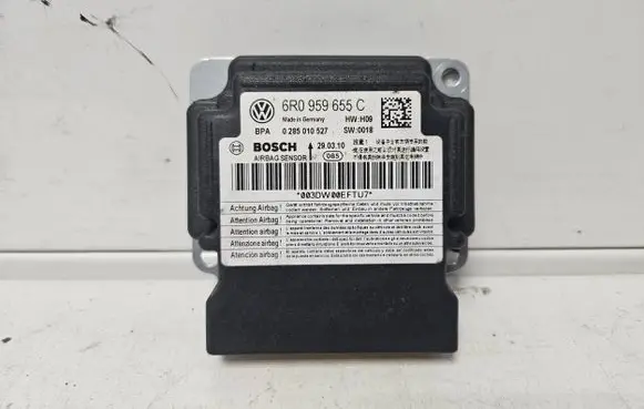 Skoda Fabia Mk2 (5J) Airbag control unit/module 6R0959655C 0285010527 003DW00EFTTT