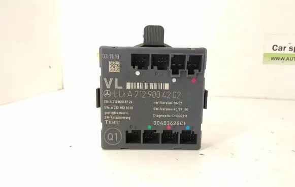 Mercedes-Benz E W212 Door control unit/module DALISID3140 A2129004202 2129004202