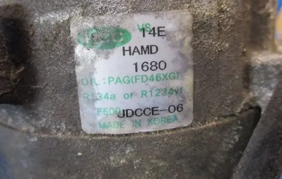 Air conditioning (A/C) compressor (pump)