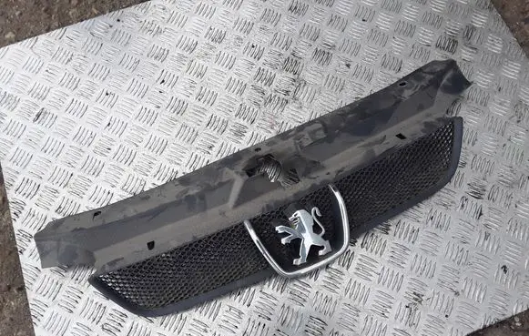 Peugeot 406 Front bumper upper radiator grill 9631250277