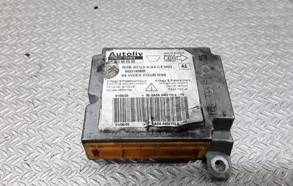 Peugeot Partner Airbag control unit/module 9653190880 603602500