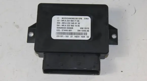 Mercedes-Benz S W222 Hand brake control module A2229007105 A2229021405 A2225450132