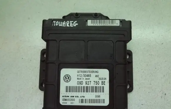 Volkswagen Touareg I Gearbox control unit/module 09D927750BE