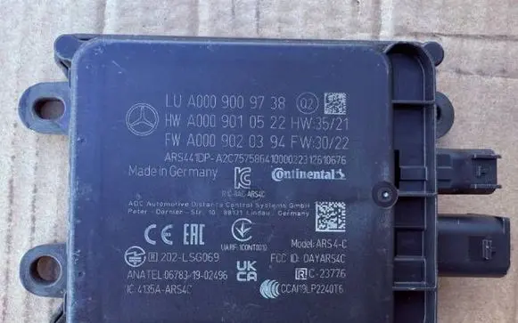 Mercedes-Benz C W206 Blind spot module A0009009738 A0009010522 A0009020394