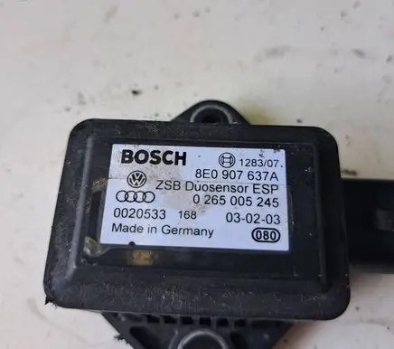Audi A4 S4 B6 8E 8H ESP acceleration yaw rate sensor 8E0907637A 0020533 0265005245