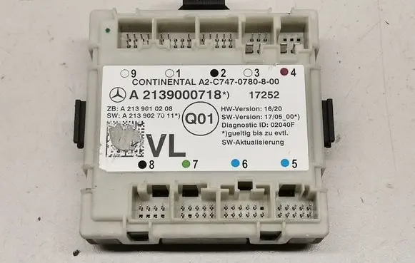 Mercedes-Benz E W213 Door control unit/module A2139000718 A2139010208
