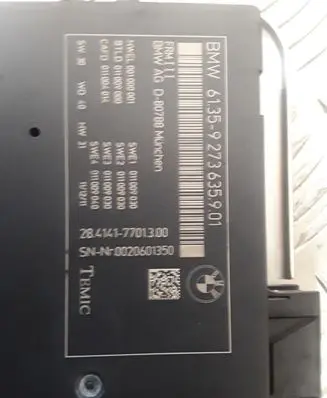 BMW X3 F25 Other control units/modules 61359273635901