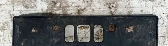 Peugeot 807 Number plate surrounds holder frame 71180s9a 71180s9ag0