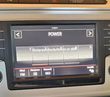 Volkswagen Golf VII Screen/display/small screen 3G0919605 MIB2