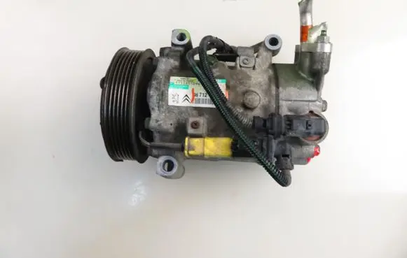 Peugeot 207 Air conditioning (A/C) compressor (pump) 9671216280