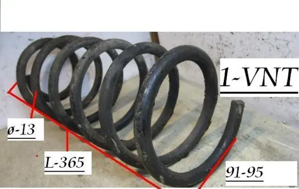 Volkswagen Golf III Front coil spring