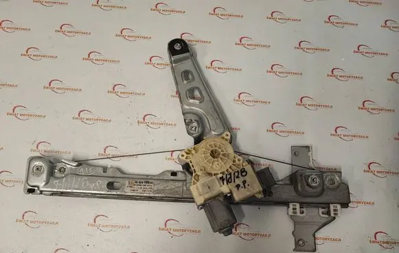 Peugeot 5008 Front door window regulator with motor 9682808880