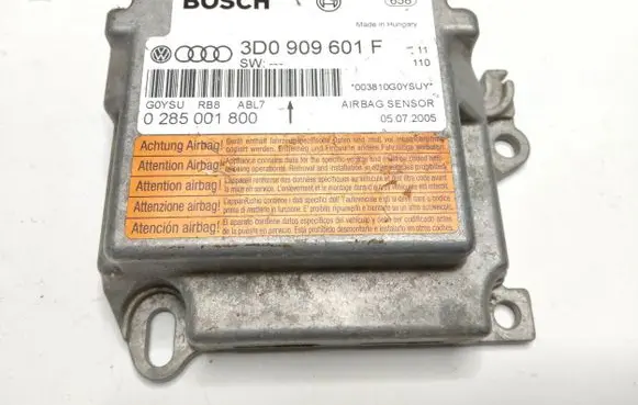 Volkswagen Touareg I Airbag control unit/module 3D0909601F 0285001800 KBM80642BA