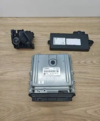 BMW X5 E70 Engine ECU kit and lock set 8510841 0281017021 030068281