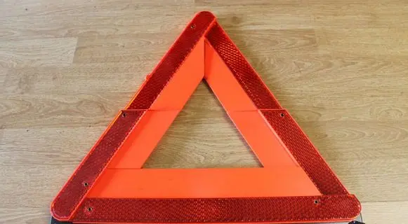 Emergency warning sign