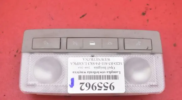 Opel Insignia A Boot/trunk interior light 13285100