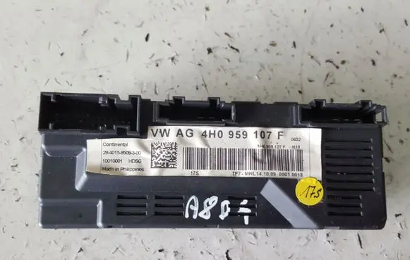 Audi A8 S8 D4 4H Tailgate/trunk control unit/module 4H0959107F