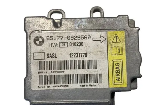 BMW 7 E65 E66 Airbag control unit/module 6929560 12231779 65776929560