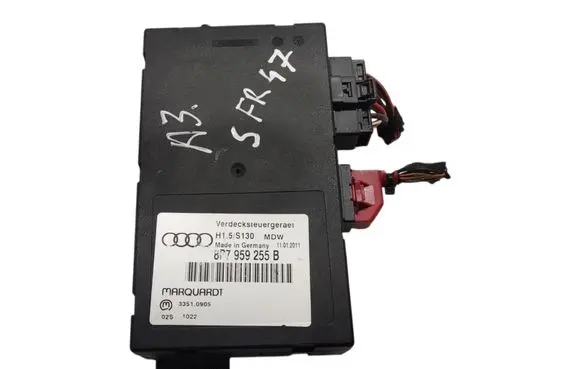Audi A3 S3 8P Convertible roof control unit 8P7959255B