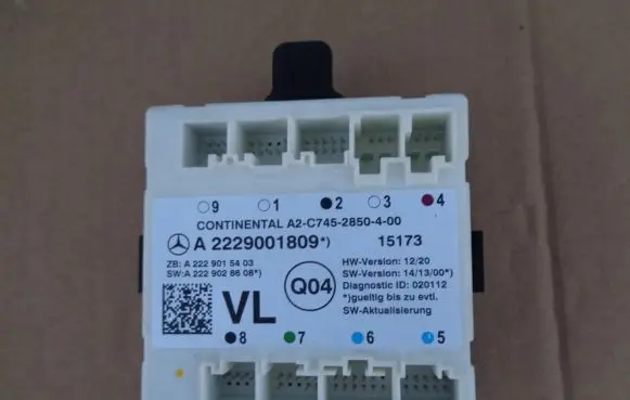 Mercedes-Benz C W205 Door control unit/module A2229001809
