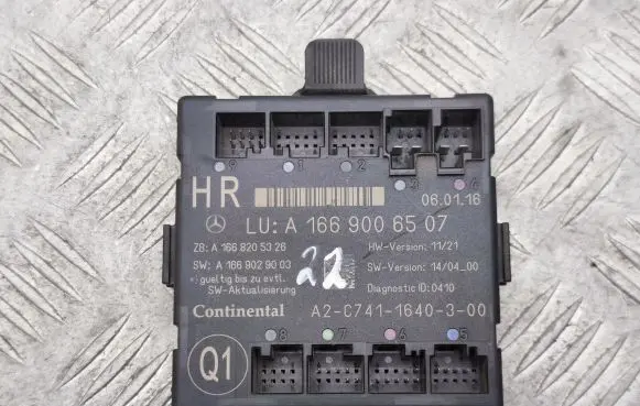 Mercedes-Benz GLS X166 Door control unit/module A1669006507