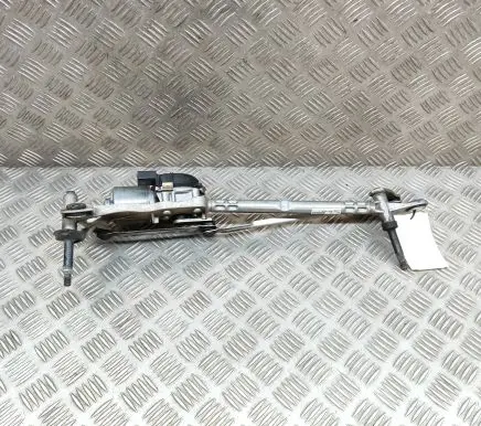 Front wiper linkage and motor