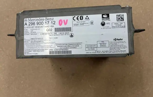 Mercedes-Benz EQS X296 Radio/GPS head unit trim A2969001712