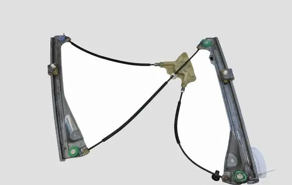 Renault Laguna III Front window lifting mechanism without motor 807000002R 974824103