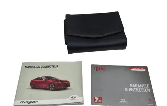 KIA Stinger Owners service history hand book 