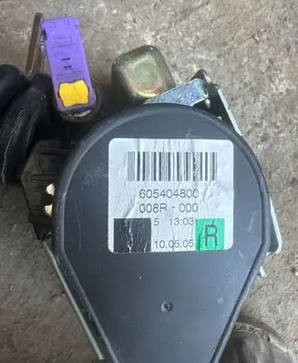 Audi A6 S6 C6 4F Front seatbelt 605404800 008R000