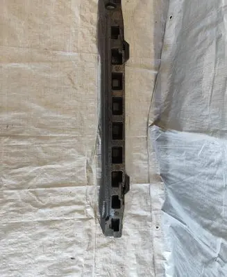 Front bumper foam support bar