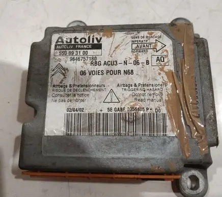 Citroen Xsara Picasso Airbag control unit/module 550893100 9646757180