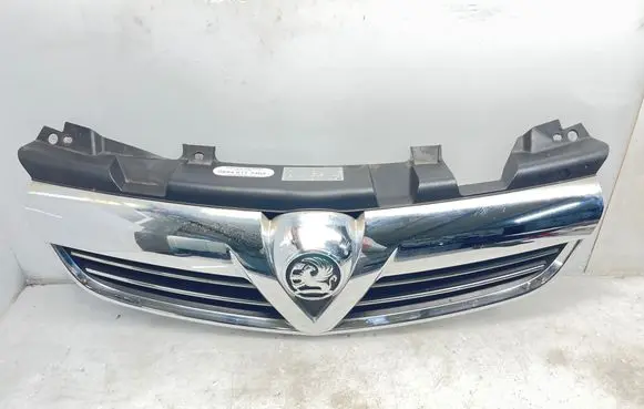Opel Zafira B Front bumper upper radiator grill 13247331