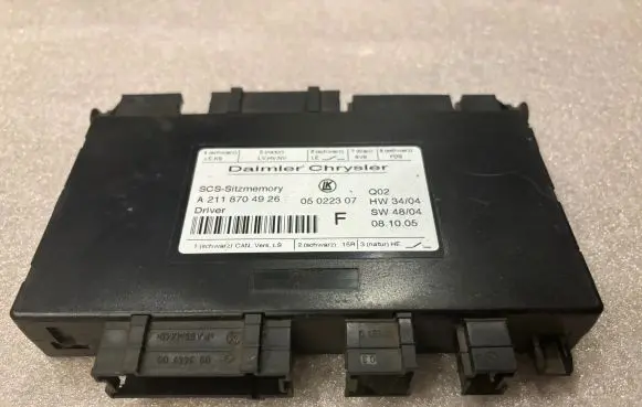 Seat control module