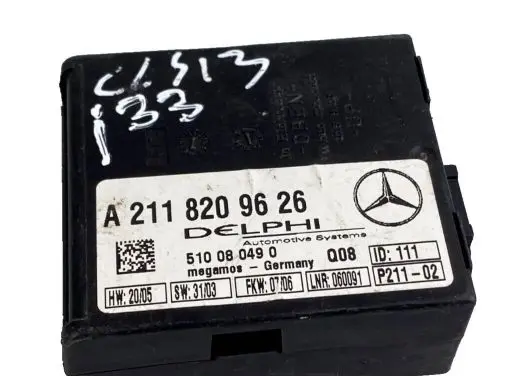 Mercedes-Benz E W212 Alarm control unit/module A2118209626 510080490