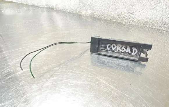 Opel Corsa D Number plate light 13251936