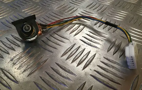 Panel lighting control switch