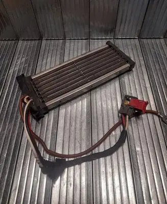 Electric cabin heater radiator