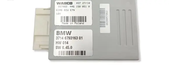 BMW X5 E70 Suspension control unit/module 37146793163 6793163
